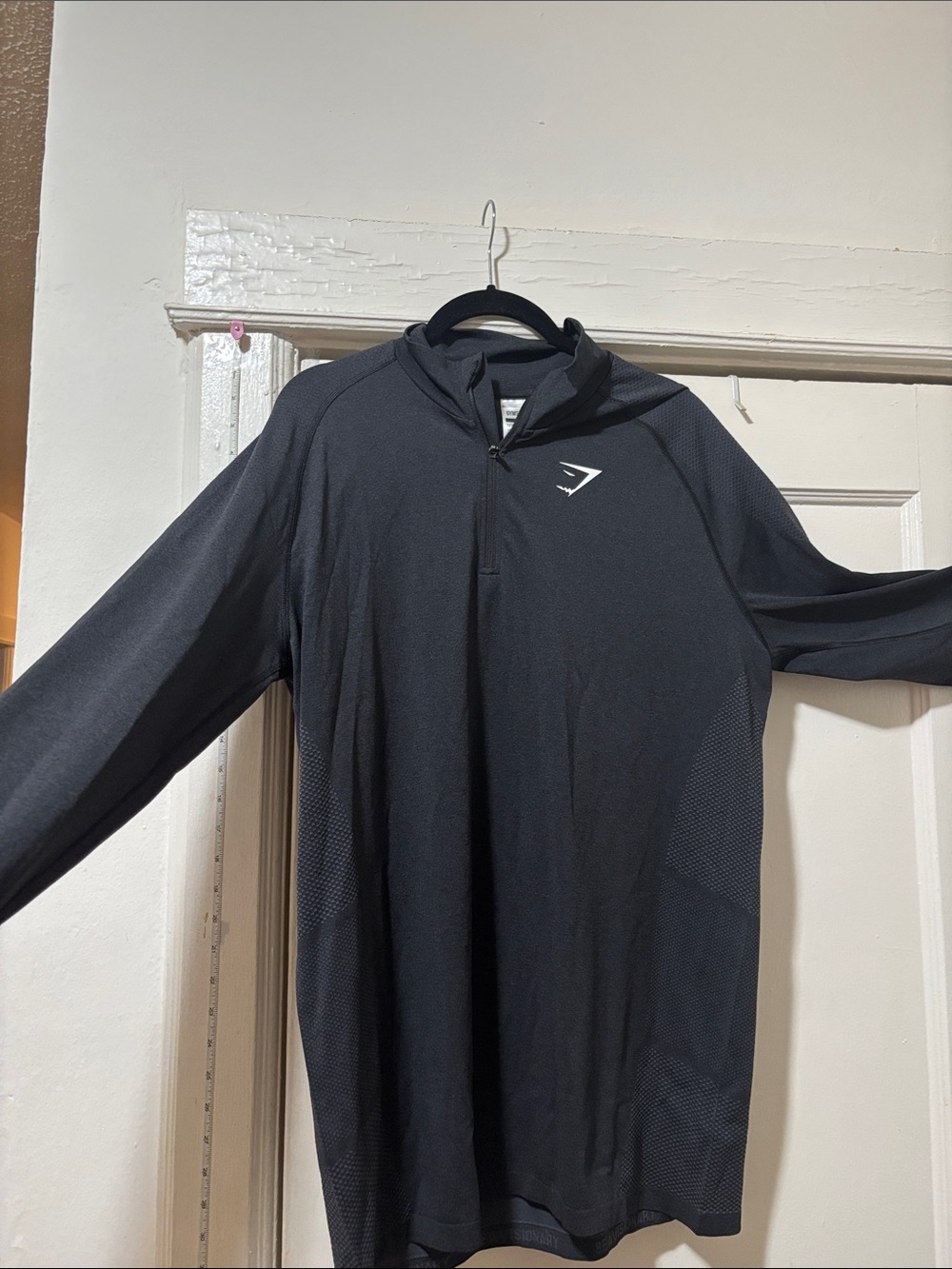 Gymshark Black Men's Half-Zip Training Hoodie